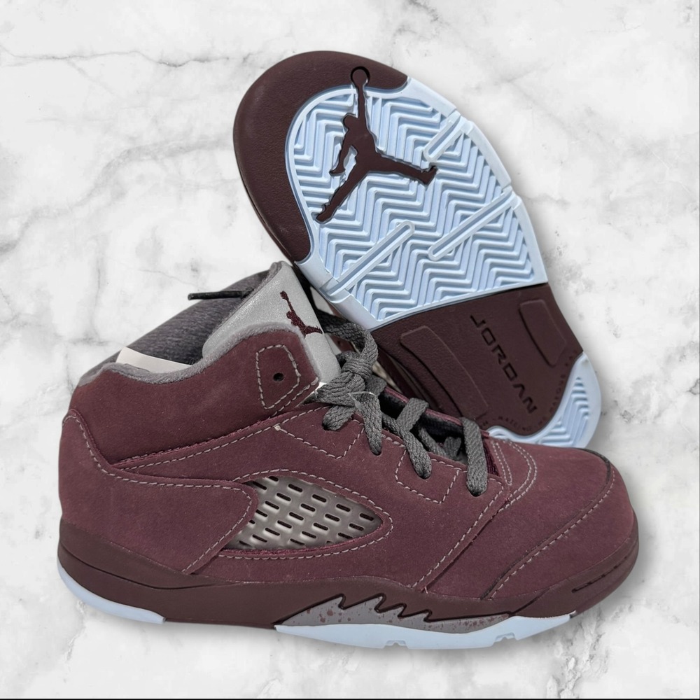 Nike Air Jordan 5 V Retro Burgundy FN4238-600 Toddler Size 10C B Grade